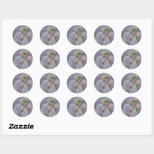 STICKER ROND OH ANGEL (Feuille)