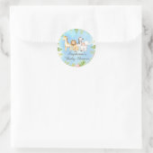 Sticker Rond Oh Baby Jungle Baby shower Favoriser (Sac)