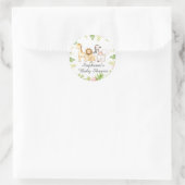 Sticker Rond Oh Baby Jungle Baby shower Favoriser Classic Round (Sac)
