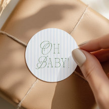 Oh Baby Vintage Garçon Prépayé Baby Shower