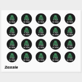 Sticker Rond Oh Fudge Dire (Feuille)