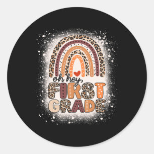Sticker Rond Oh Hey Première Classe Arc-En-Ciel Bleu 1Ème Jour 