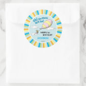 Sticker Rond Oh, Les Endroits Où Il Va Aller ! - Premier annive (Sac)