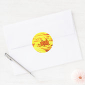 Sticker Rond Oh mon Dieu ! (Enveloppe)