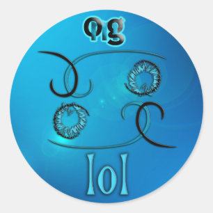 Sticker Rond Oh mon Dieu !