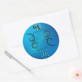 Sticker Rond Oh mon Dieu ! (Enveloppe)