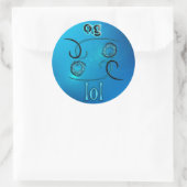 Sticker Rond Oh mon Dieu ! (Sac)