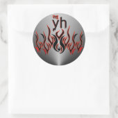 Sticker Rond Oh mon Dieu ! (Sac)
