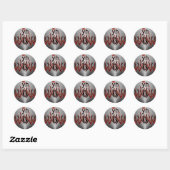 Sticker Rond Oh mon Dieu ! (Feuille)