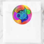 Sticker Rond Oh mon Dieu ! qq ! (Sac)