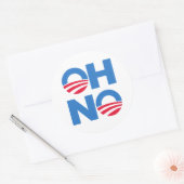 Sticker Rond Oh non (Enveloppe)