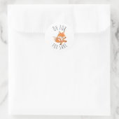 Sticker Rond Oh pour Fox Sake (Sac)