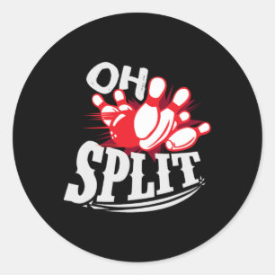 Sticker Rond Oh Split ! Championnat de football
