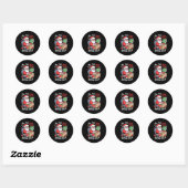 Sticker Rond Oh This Calls For A Spreadsheet Santa Excel Funny  (Feuille)