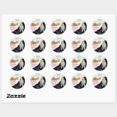 Sticker Rond Ohio (Feuille)