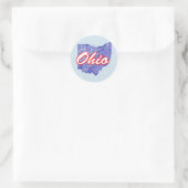 Sticker Rond Ohio (Sac)