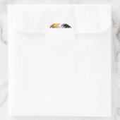 Sticker Rond Ohio Ours Gay déprimé (Sac)