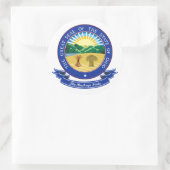 Sticker Rond Ohio Seal (Sac)