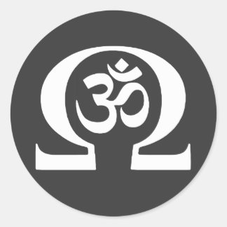 Sticker Rond Ohm Om