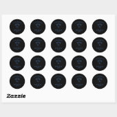 Sticker Rond Oie Cl Rejetée Continue Sur Git Fun Dernier Jour D (Feuille)