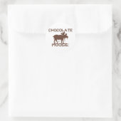 Sticker Rond Oie de chocolat (Sac)