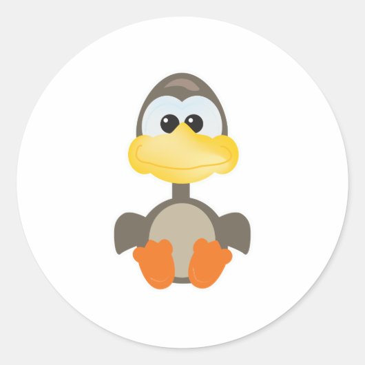 Sticker Rond Oie de Goofkins (Devant)