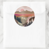 Sticker Rond Oie d'été (Sac)