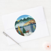 Sticker Rond Oie du soleil (Enveloppe)