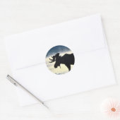 Sticker Rond Oie-taupe (Enveloppe)