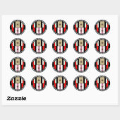 Sticker Rond OIF - OEF 1 étoile (Feuille)