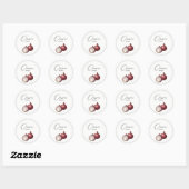 Sticker Rond Oignon (Feuille)