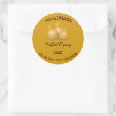 Sticker Rond Oignons pochonnés modifiables (Sac)