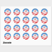 Sticker Rond Oinkbama (Feuille)
