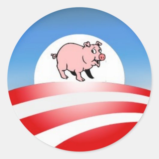 Sticker Rond Oinkbama (Devant)