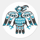 Sticker Rond oiseau (Devant)