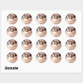STICKER ROND OISEAU DE PROIE (Feuille)