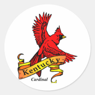 Sticker Rond Oiseau d'État du Kentucky