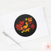 Sticker rond Oiseau doré (Enveloppe)