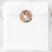 Sticker Rond Oiseau vintage (Sac)