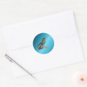 Sticker Rond Oiseaux sauvages de la nature Colibri (Enveloppe)