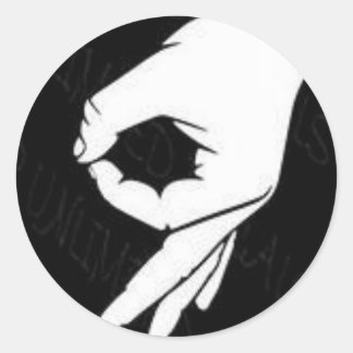 Sticker Rond ok emoji mème