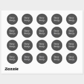 Sticker Rond Okay Mary Funny Sarcastic Meme Quote  (Feuille)