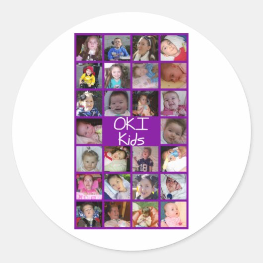 Sticker Rond OKI Kids 2010 (Devant)