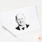 Sticker Rond Olaf Scholz (Enveloppe)