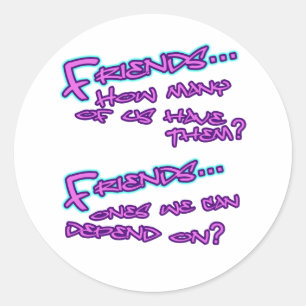 Sticker Rond Old school Rap Hip hop Rave Electro