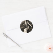 Sticker Rond oldhollywood1 (Enveloppe)