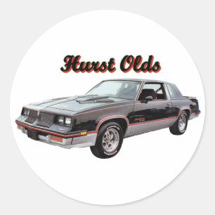 Sticker Rond Olds : Hurst