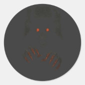 Sticker Rond Olhar das Sombras (Devant)