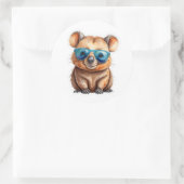 Sticker Rond Olive * Été (Sac)