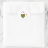 Sticker Rond Olive You (Sac)